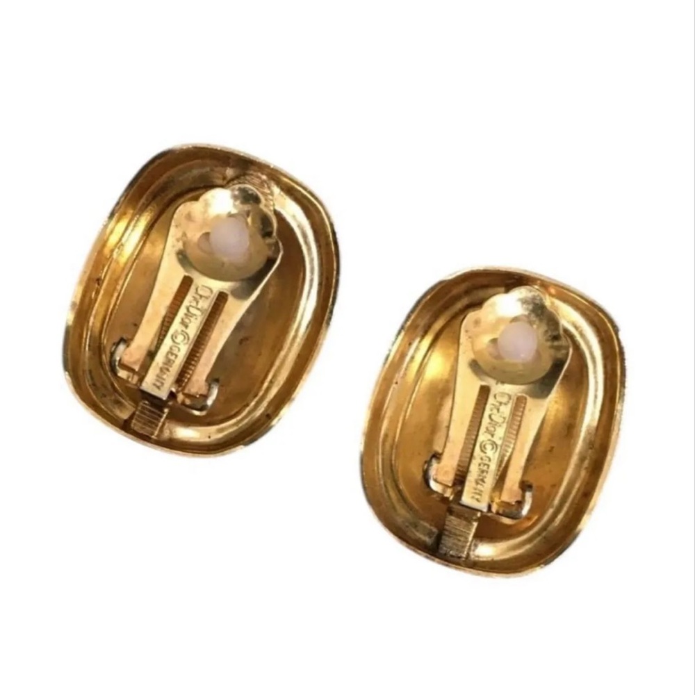 Vintage Christian Dior Vintage Earrings
 Gold Plated Authentic— read description - Picture 6 of 7